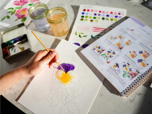 Watercoloring Book *Wildflowers*