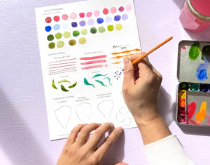Watercoloring Book *Wildflowers*