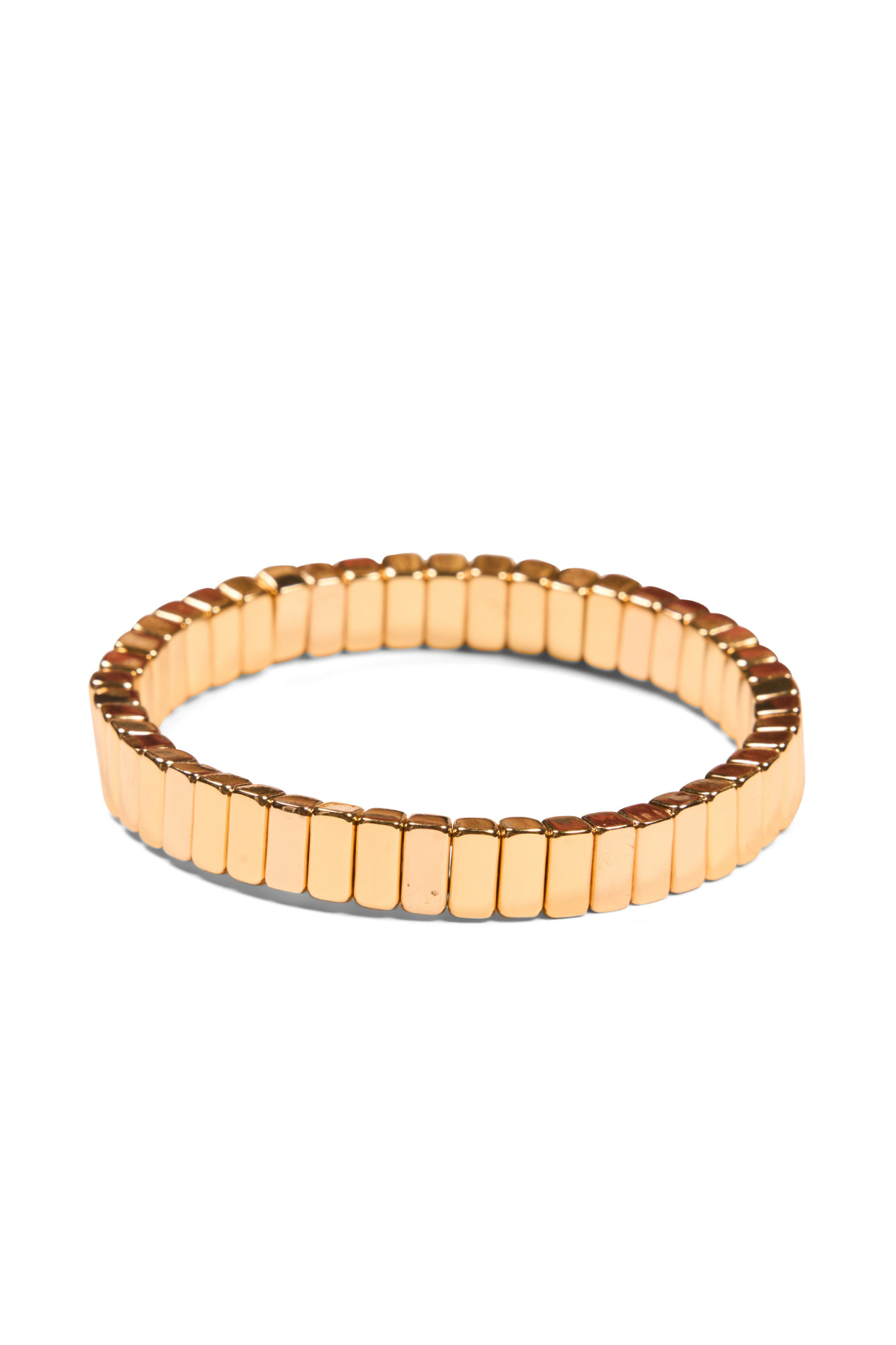 Gold Tall Tile Bracelet