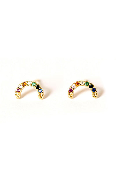 Crystal Rainbow Studs